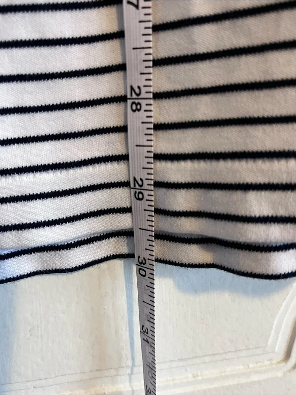 Polo Ralph Lauren Men's XL White Striped 100% Cotton Short Sleeve Navy Pony EUC